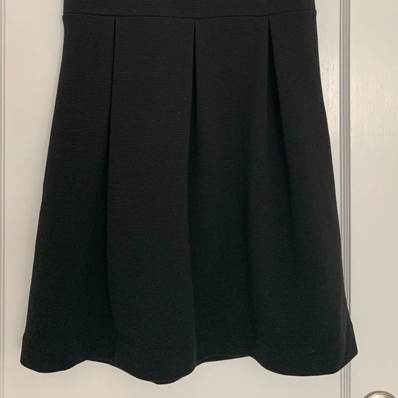 MADEWELL textured  fit and flare with back cut out, black sleeveless dress, 10 - Picture 15 of 16